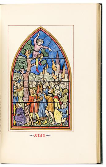 Malteste, Henri (1870-1920) illus. Anatole France (1844-1924) Le Miracle du Grand Saint Nicholas. Illuminated manuscript.